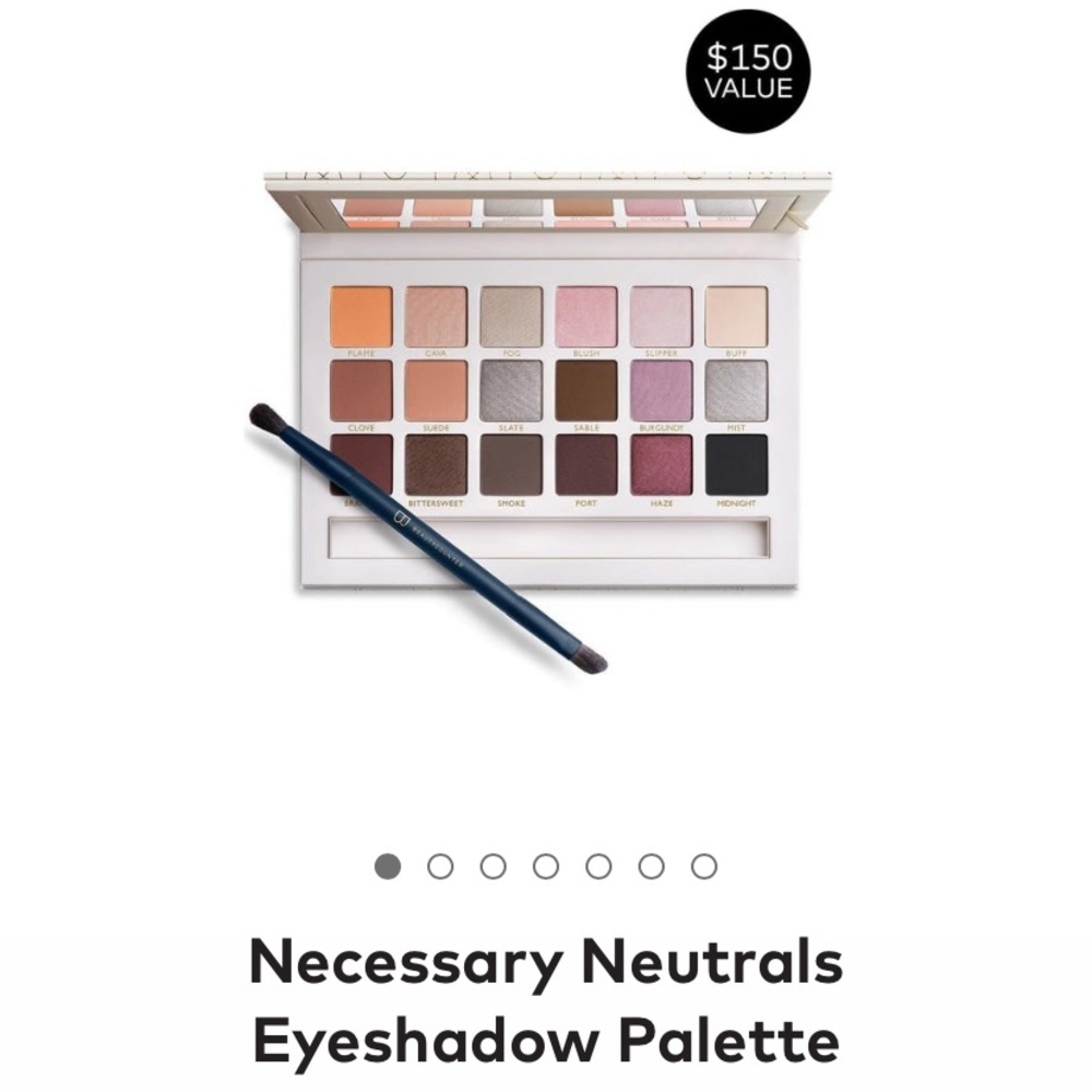 Necessary neutral beauty counter eyeshadow palette